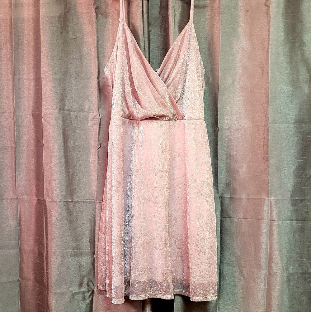 Metallic Pink Dress